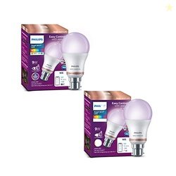 PHILIPS 9W B22 LED Bulb Warm White, Pack of 2