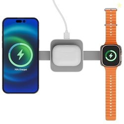 Zebronics 3 in 1 Wireless Foldable Charging Pad, 23W Output, MagSafe C