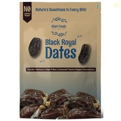 Khari Foods  Black Royal Dates  1kg Premium Khajoor  High Fibre, No Ad