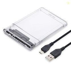 GLink GHD014-2.5  USB 2.0 Transparent Premium External HDD Enclosure C