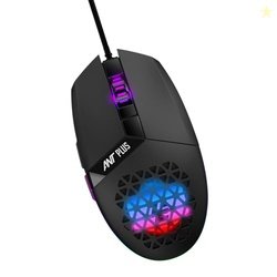 Ant Plus Ghost 10 Gaming Mouse, Wired PC Mouse with RGB Backlit and Ad