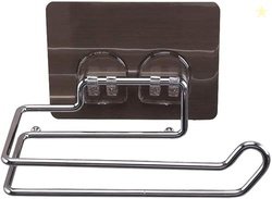 STELLIX Stainless Steel No Drill Self Adhesive Wall Mount Tissue Paper