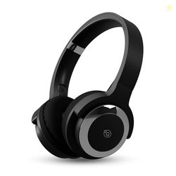OOGE Echo 100 Wireless Bluetooth Headphones (Black), 30H Playtime, 800
