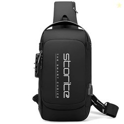 Storite Sling Bag for Men Stylish Crossbody Backpack for Men & Women,