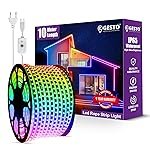 Gesto 10 Meter Rope Led Strip Lights â High Brightness Outdoor Lights Waterproof for Balcony,Home Decor,False Ceiling | RGB Strip Light for Diwali Decoration with Mode Change Controller (Multicolor)