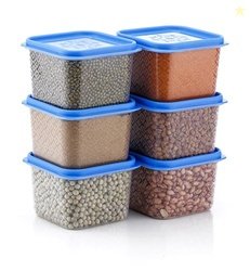 HINDSTAR Kitchen Storage Box Jars Food Masala Box Airtight Kitchen Pla