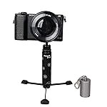 Fotopro Mini Pocket Tripod with Mount for iPhone 6 Selfie Stick with Phone Holder Clip for Phone 5 5s 6s and Samsung Galaxy Phones and 1/4″ Screw Table Tripod