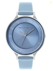 French Connection Amour | Sky Blue Sunray Dial | Roman Numerals | Blue