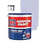 Nippon Paint Quick Coat Interior Emulsion Paint – 5 KG (SOULMATE)-Quick Drying, Good Coverage, Low VOC-Paint for Wall, Living Room