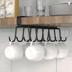 Boniry 1 Pcs Double-Row 12 Hooks for Kitchen Storage - Cupboard Hangin