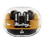 GOBOULT Newly Launched Mustang Sprint in Ear Earbuds with 60H Playtime, Amp App Support, 32dB Active Noise Cancellation, Quad Mic ENC, Dual Device Pairing, 13mm Driver, BTv 5.4 Wireless (Turbo Yellow)
