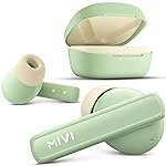 Mivi DuoPods Sync Earbuds [New Launch], 60 Hours Playtime, AI-ENC for HD Calls, 13mm Drivers, IPX 4.0, BT v5.3, Made in India True Wireless Bluetooth Ear Buds