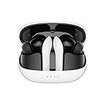amazon basics TWS in-Ear Earbuds (AB-T08) with Fast Charging up to 50 Hours of Playtime | Dual 10mm Driver | IPX4 Water-Resistance | Bluetooth 5.3 | Charging Case with Mic | Touch Control (White)