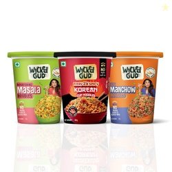 WickedGud Cup Noodles Variety Pack | Fiery Korean, Masala & Manchow Fl