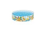 Intex 4 Feet Swimming Pool for Kids Non-Air Without Air Home Garden Farmhouse, No Need for an Air Pump Just Unfold and Ready to Use