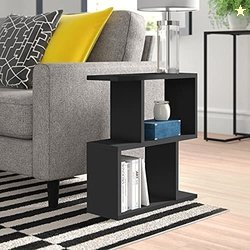 Heera Moti ZL Side Table/End Table (Black)
