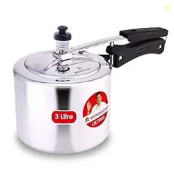 Wonderchef Inner Lid Ultima Pressure Cooker | 3 litres, 3.25 mm Heavy