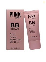 PiiNK Beauty 3 In 1 BB Cream For Skin Moisturizing - 30 ml Natural Bei