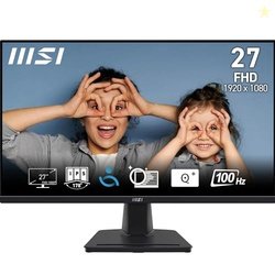 MSI PRO MP275 27 Inch Full HD Office Monitor - 1920 x 1080 IPS Panel,