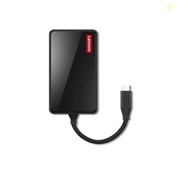 Lenovo 100 USB-C Travel Dock (Charging Host Upto 100W | 3xUSB-A 3.0 |