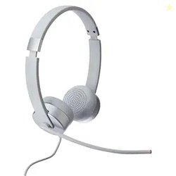Lenovo 100 Stereo Analogue Wired On Ear Headphones with Mic, Memory-Fo