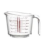 PUREFIT Glass Measuring Cup/Mug/Jar for Kitchen | 500ml | Microwave, Oven, Freezer & Dishwasher Safe | Borosilicate Glass Measuring Cup for Milk, Water & Ingredients (Pack of 1, No-5002)