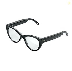 FAUNA Levia Black - Women Designer Audio Blue Light Filter Glasses wit
