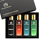 The Man Company Perfume Gift Set for Man 4 X 20ml | Premium Long-Lasting Fragrance EDP | Gift for him | Anniversary fragrance gift | A Gentlemen’s Desire for Travel, Office, Outing and Sports product | Valentine Gift Set For Him