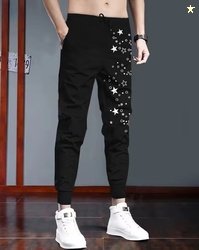 TRIPR Men Star Print Joggers with Insert Pockets
