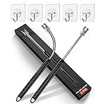 Electric Rechargeable Plasma Gas Lighter for BBQ, Lighter for Gas Stove, Candles, Pooja, 1 Year Warranty, C-Type USB, Multi Purpose – 360Â° Flexible & Windproof, Black (Pack of 1)