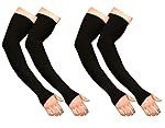 BENAVJI Men and Women Polyester HI UV-Protection Arm Sleeves Hand Socks Pack of 4