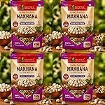 MEEWA MAKHANA 1 KG | PACK OF 4 X 250 GRAMS | PURE HANDPICKED 4 SUTA GRADE | REUSABLE ZIP LOCK POUCH PACK| BEST FOR FASTING | PESTICIDE FREE | FOXNUT | MAKHANE
