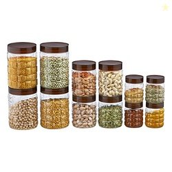 Steelo 12 pcs PET Container Set - 300ml x 4, 600ml x 4, 1200ml x 4 (So