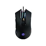 HP G360 RGB Backlighting USB Wired Gaming Mouse with 6 Programmable Buttons, Customizable 6200 DPI, Ergonomic Design, Non-Slip 3D Roller/ 3 Years Warranty (4QM92AA)