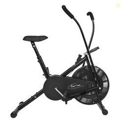 First Choice FC 110 Air Bike Exercise Cycle with Moving or Stationary