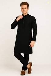 NFTRADERS Men Cotton Blend Kurta Pyjama Set