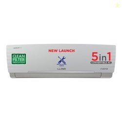 Lloyd 1.5 Ton 3 Star Inverter Split AC (5 in 1 Convertible, Cools Even