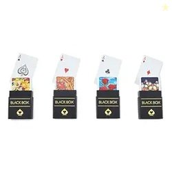 Plastic Playing Card Game with Case (Set of 4) Waterproof, Bridge Size