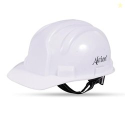 Aktion AK H02_WHT Safety Helmets Rachet Type, Color: White, Pack of 2,