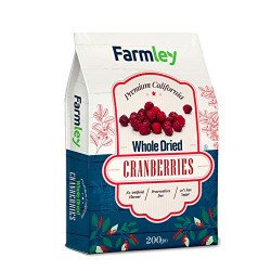 Farmley Dried Cranberry I 200 Gram, Pack Of 1 I Dried Fruit, Berries,