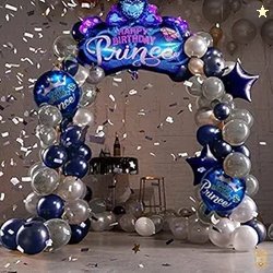 ITAF Set of 35 Pcs For Girls-a Pink Happy Birthday Princess Crown,2 bl