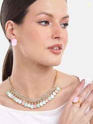 MANSIYAORANGE Alloy Gold-plated Multicolor Jewel Set