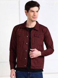 MONTREZ Men Washed Casual Jacket