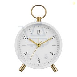 LEXSO Vintage Twin Bell Table Alarm Clock with Night LED Light Heavy S