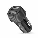 Portronics Car Power 5 12W Fast Car Charger Comes with Micro USB Cable (Black)