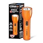 Eveready Streak DL22, Rechargeable 1W Emergency Torch, Easy Plug & Play Charging, Overcharge & Deep Discharge Protection, Powered by Li-Ion Battery