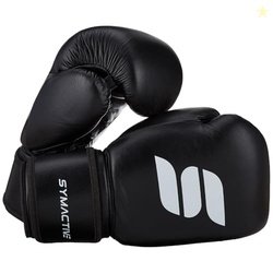 Amazon Brand  Symactive Leather Boxing Gloves for Men & Women |12 Oz |