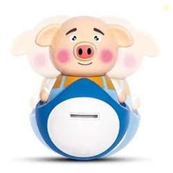 BUMTUM Musical Roly Poly Toys for Babies| Push and Shake Wobbling Toy