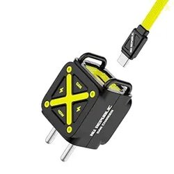 Nu Republic Cybotron Cube 45W GaN Charger, Dual Output Type-C & USB-A,