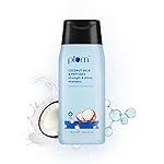 Plum Coconut Milk & Peptides Shampoo for Dry & Frizzy Hair | Provides 22X Shiny & Softer | Paraben-Free | Hair Shampoo for Women & Men | for Straight, Wavy & Rough Hair | pH Balanced | 75ml